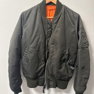 Alpha Industries MA-1 Limited Model Military Bomber Jacket Made in USA (Size S)